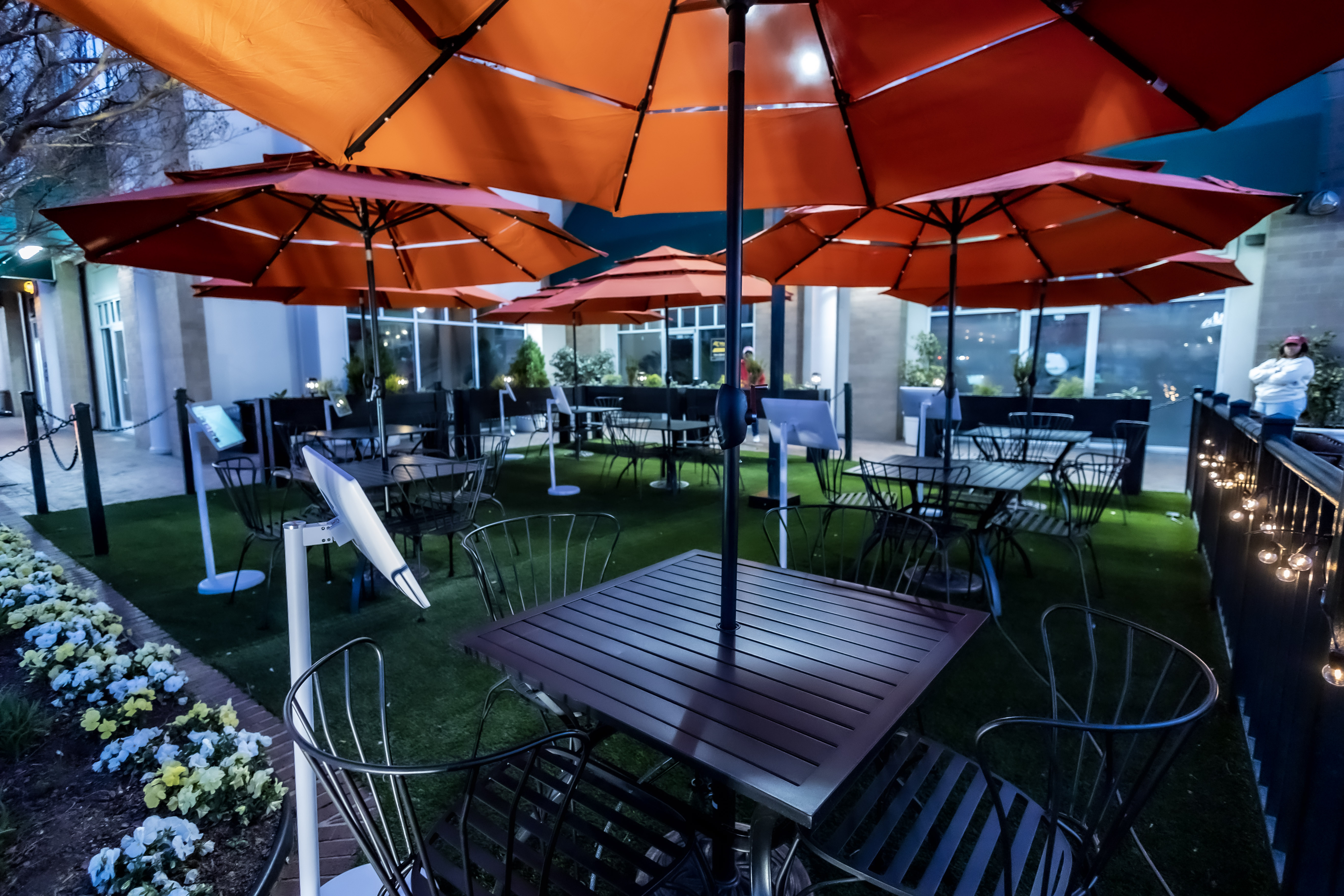 Sol' Delish patio seating